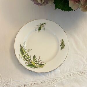 vintage melba lily of the valley salad plate ~ rare find